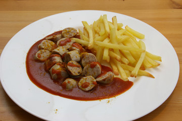 frische Currywurst
