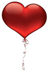 Fototapeta na wymiar heart balloon