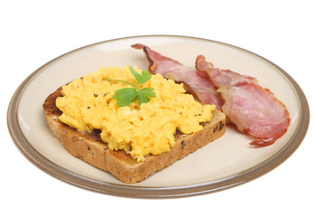 Scrambled Eggs with Bacon