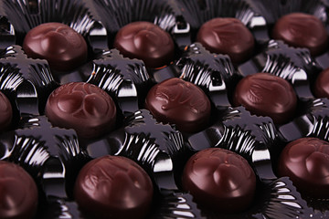 Chocolates in box