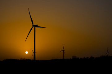 Obraz premium Windmill conceptual image.