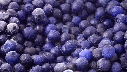 Delicious frozen wild blueberries