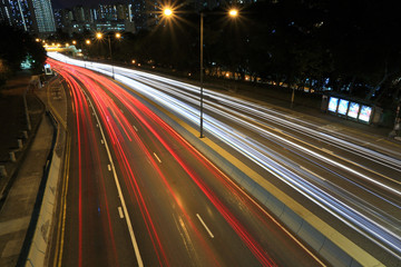 Fototapeta na wymiar Highway in Hong Kong