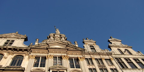 Mittelalterliche Architektur am Grand Place in Brüssel