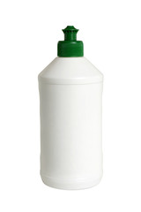 Plastic white bottle