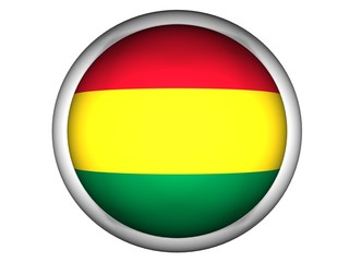 National Flag of Bolivia | Button Style |