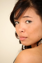 Fototapeta premium Beautiful Young Asian Woman
