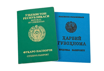 Uzbekistan passport and Military ID