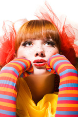 Portrait of young girl