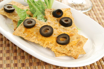 Flatbread and cheese