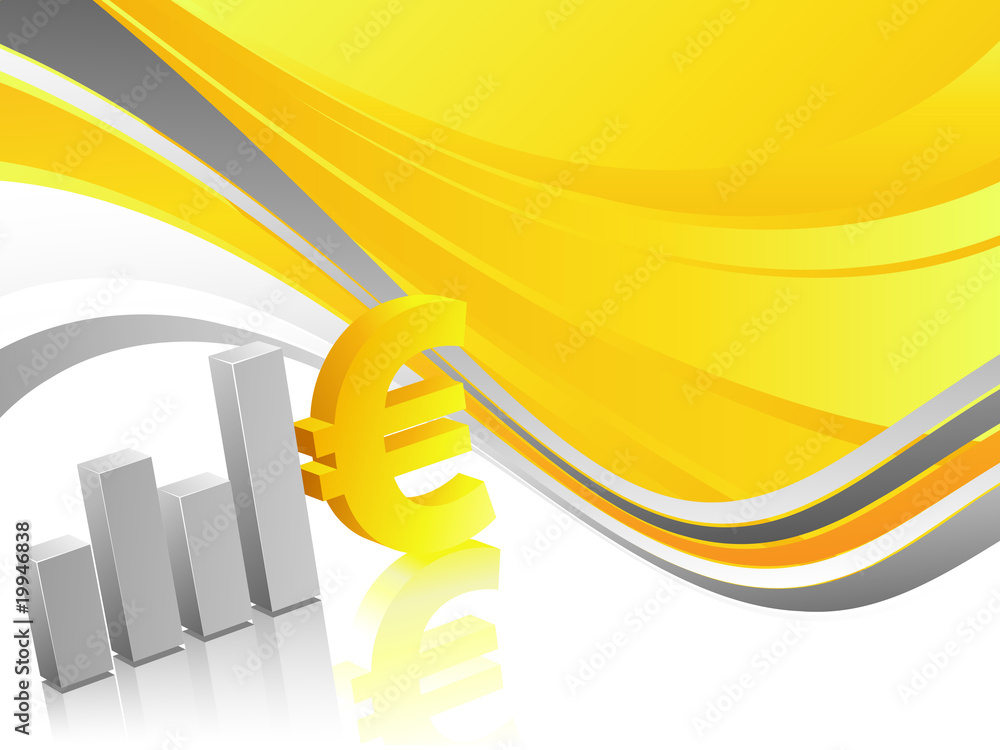 Poster abstract bar graphs with copy space for your text