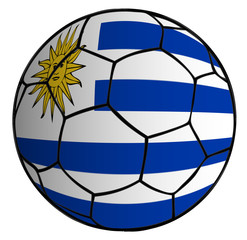 balón bandera selección Uruguay