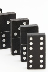 Domino Steine Reihe