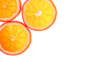 sliced orange background