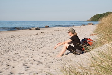 Woman on the Beach