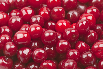 Fresh natural cherry to background