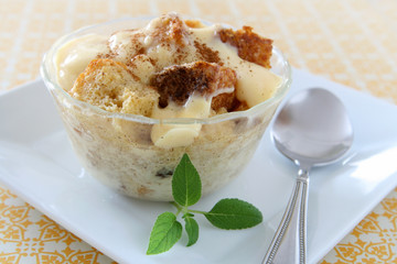 Bread Pudding with Custard