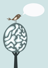 card with tree and bird 3