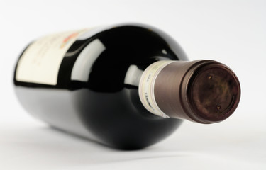 Close up tappo bottiglia di vino