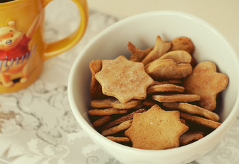home made ginger cookies