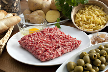 food on table