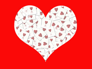 Cuore formato da tanti cuori