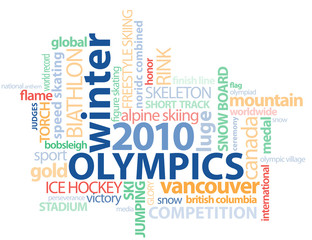 Vancouver Olympics Word GFX outline