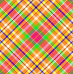 Multicolor high resolution tartan plaid fabric