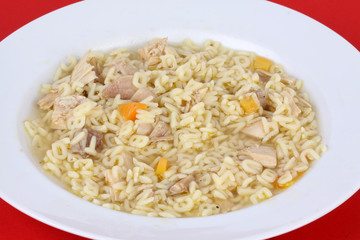 Ein Teller Suppe