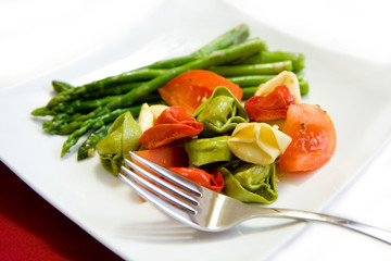 Tortellini and Asparagus