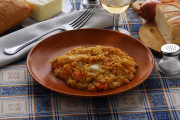 Risotto alla zucca e taleggio - Primi Lombardia