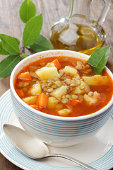 Lentil soup