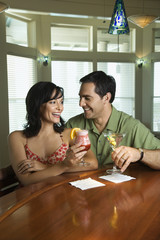 Couple Having Drinks