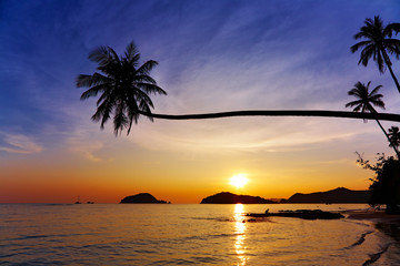 Fototapeta na wymiar Tropikalna plaża, Mak wyspa, Tajlandia