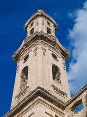 Fototapeta premium Belltower of St. Leonard convent. Monopoli. Apulia.