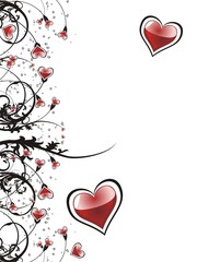 beautiful abstract wedding vector