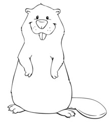 Biber, Zähne, Damm, Bauarbeiter, Holzfäller