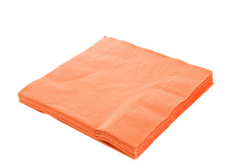 napkins on white background