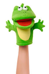 Puppet of frog