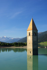Reschensee mit Kirche - Reschensee with church 17