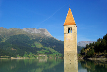 Reschensee mit Kirche - Reschensee with church 28