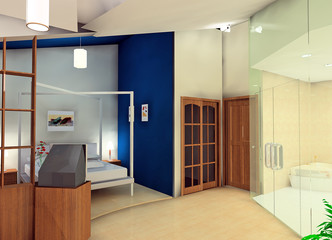 a snug bedroom design proposal