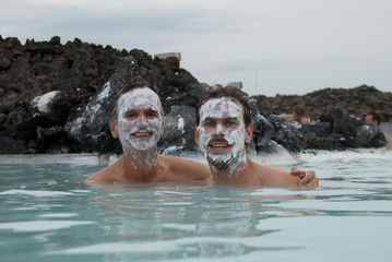 Touriste au Blue Lagoon 2