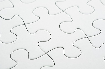 White jigsaw puzzle