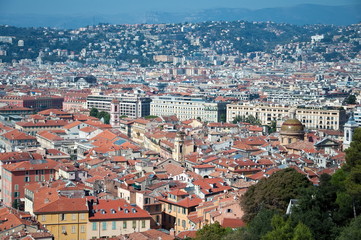 Naklejka na ściany i meble Old town of Nice, France