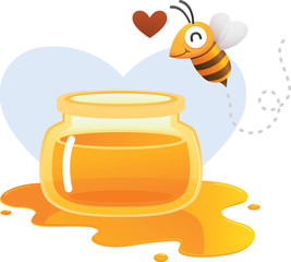 Bee love honey