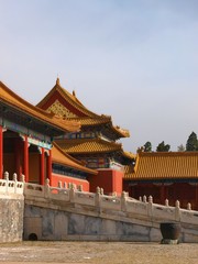 Fototapeta premium House from the forbidden city in Beijing China