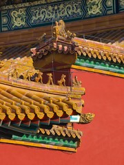 Fototapeta na wymiar House from the forbidden city in Beijing China