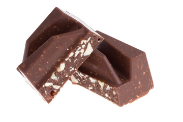 chocolate on isolated