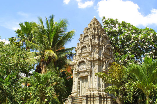 Khmer temple in Pnom Penh, Cambodia